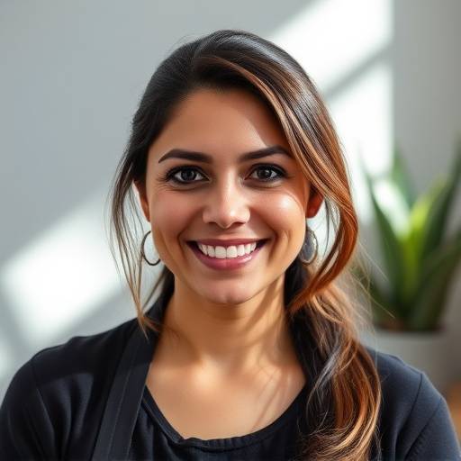 Foto de perfil de Fernanda Santos, assistente de fotografia na Luminar Fotografia.